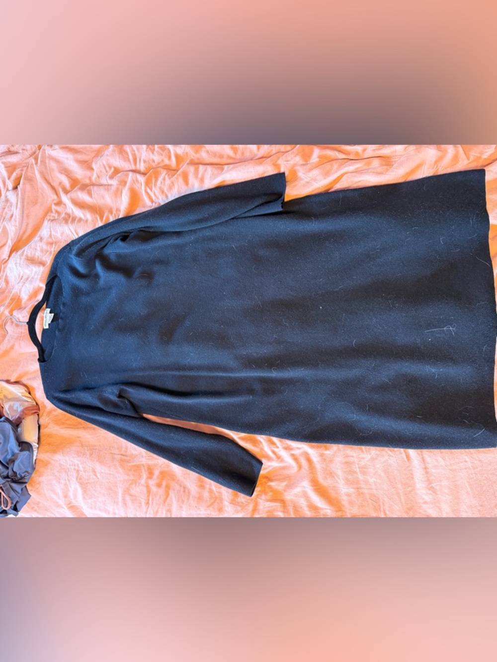 Eddie Bauer black wool dress